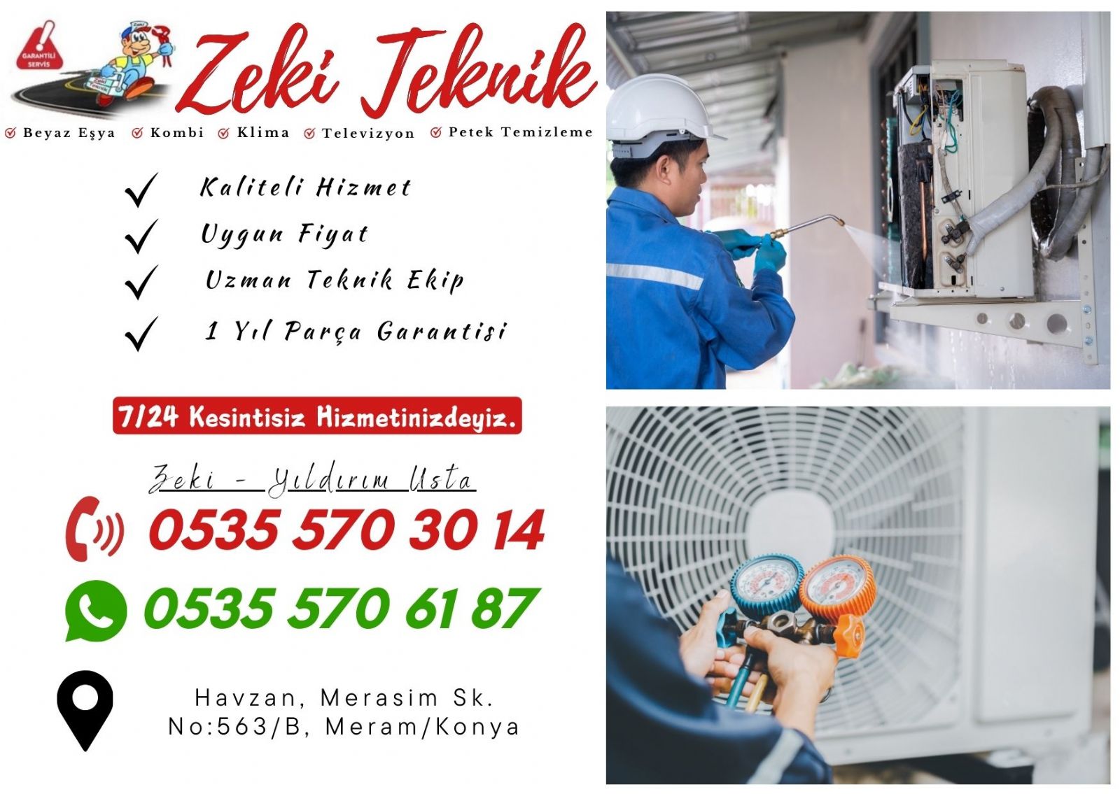 Konya Meram Klima Tamircileri